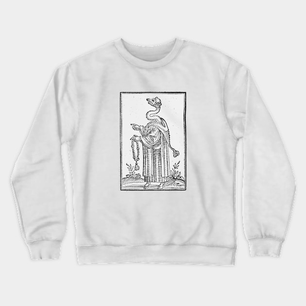 Hermetica Moderna - The Weasel Monk Crewneck Sweatshirt by Anthraey